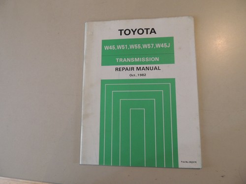 Repair manual transmission