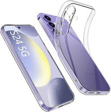 Hülle für Samsung Galaxy S24 Silikon Schutzhülle Klar Slim Fit Case Transparent
