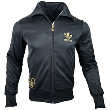Adidas Superstar Jacke Trainingsjacke Vintage 2000er M Schwarz