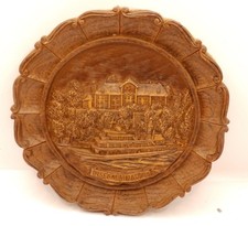 Wandteller aus Holz Insel Mainau Durchm. 20 cm Deko Teller Holzteller gebraucht