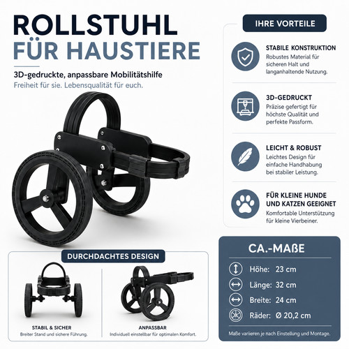 Rollstuhl für haustiere hund - rollstuhl,