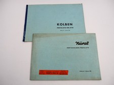 Nüral Kolben Katalog Preisliste für Motorteile PKW Motorrad Traktor 1961
