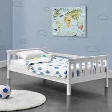 Kinderbett Nuuk 80x160 cm Weiß [en.casa]