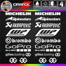 18-teilig Motorrad Aufkleber