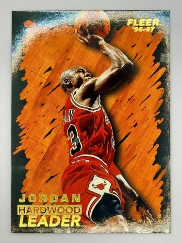 1996 fleer jordan hardwood - jordan,