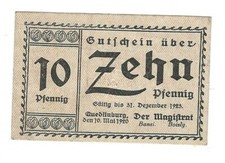 Notgeld - Quedlinburg - Stadt Quedlinburg - 10 Pf. - 1920 - Verkehrsausgabe - Wz