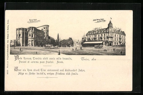 Trier ansichtskarte porta - trier,,