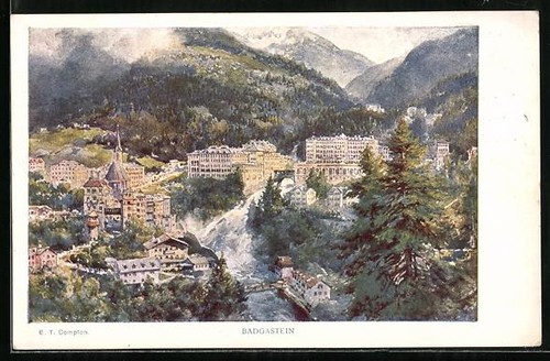 Künstler edward theodore - künstler-ak,