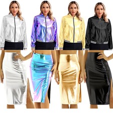 Damen Shiny Metallic