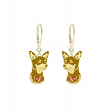 Vergoldete Ohrringe 925 Silber