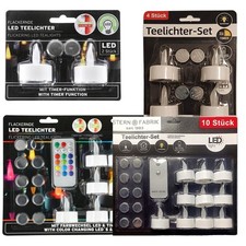 2er/ 4er / 10er LED Teelichter