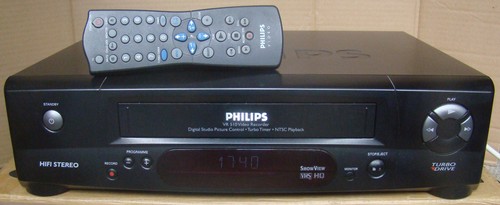 Vhs videorecorder philips - vhs,