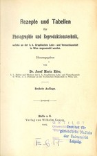 Josef Maria Eder / REZEPTE UND