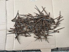50x Antik Nägel geschmiedete alte Schmiedenägel