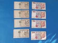 8 x 1000 Lire Italien /