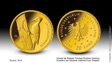 VALORIS BRD Zertifikat 20 Euro Goldmünzen heimische Vögel -keine Münze-