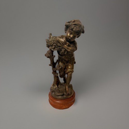 Bronzene skulptur jungen - bronzene,