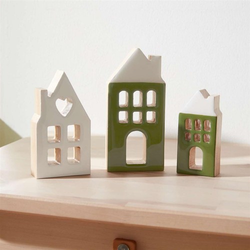 Holz dekofigur haus - holz, "haus"
