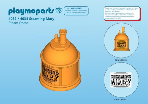 Playmobil steaming mary - steaming,