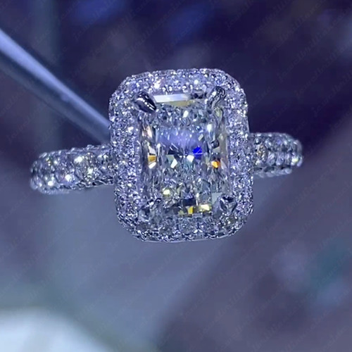 Tcw radiant moissanite - 2,87,