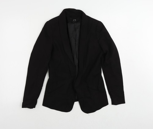 Schwarze damenjacke größe - schwarze, uk-größe
