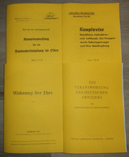 4 Hefte Dienstvorschrift Bandenbekämfung Kampfweise Verantwotung usw. 2.WK