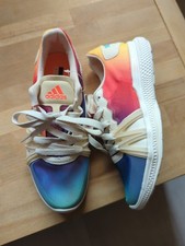 Adidas 38 Stellasport S. McCartney Mesh Sneaker Rainbow Bunt atmungsaktiv Weiss