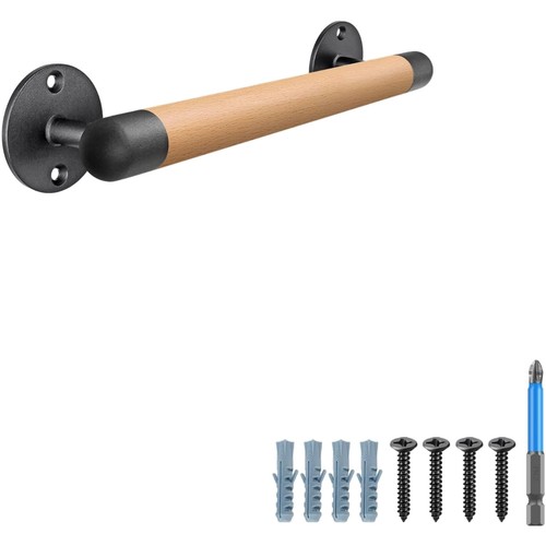 Handlauf holz schwarz rund - handlauf,