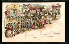 Lithographie Szenen vom