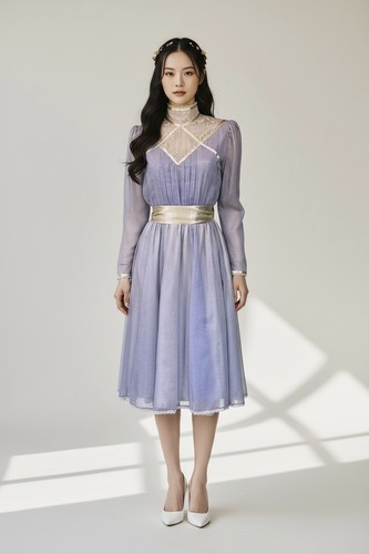 Periwinkle blue gunne - periwinkle, high