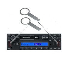 2 RADIO ENTRIEGELUNG Haken für Vw Lupo Touran Bora Caddy Golf 1 2 3 4 