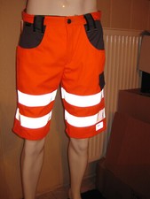 Arbeitsshorts kurze Warnschutzhose KÜBLER REFLECTIQ Shorts PSA 2 Größen: 48