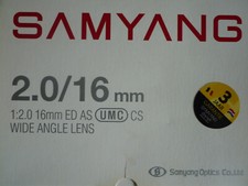 Samyang 16mm umc - samyang, für