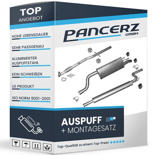 Komplette auspuffanlage für - auspuffanlage,