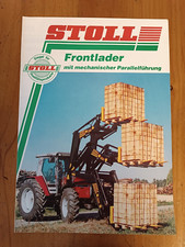 Prospekt Stoll Frontlader Zeitschrift Traktor Schlepper G