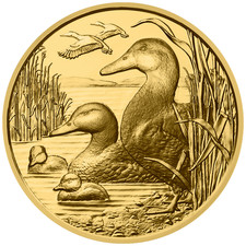 Goldmünze Die Stockente 2018