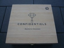 4er Bordeaux Holzkiste Les