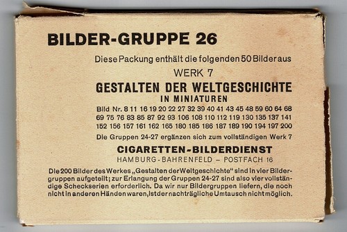 Gestalten der weltgeschichte - der,