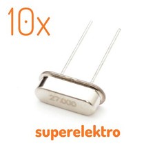 10x Quarz 27Mhz
