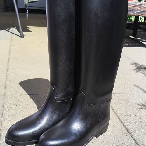 Reitstiefel schwarz leder - reitstiefel, gr