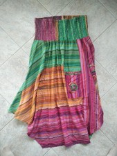 Harems Rock Baumwolle Hippie  Patchwork Multicolor Gr. L