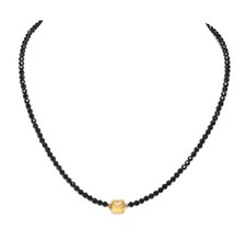 Spinell Kette schwarz -