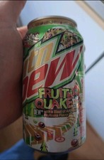 Mountain Dew FRUIT QUAKE,  1 leere 355ml Dose,  USA