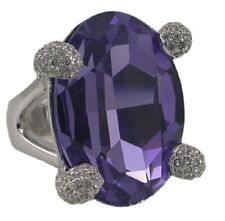 JENNY-s ELVERS RING mit Swarovski Elements VIOLETT Gr 19 / 60 NEU LILA DAMEN neu