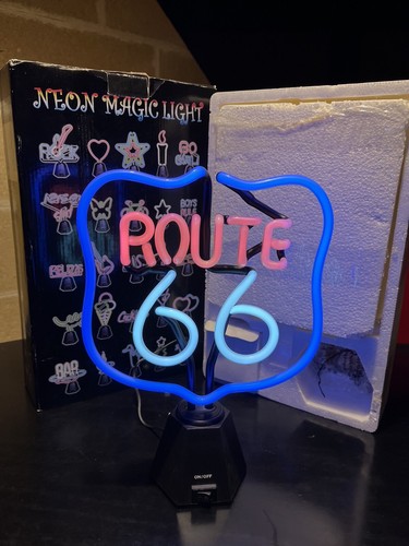 Route neonschild 90er - route, 66