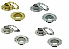 Ösen, Öse DIN 7332,Ø 10mm - 16mm, Messing, Stahl, Edelstahl, Planenöse, Banner