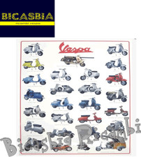 7262 poster vespa mit roter - vespa,