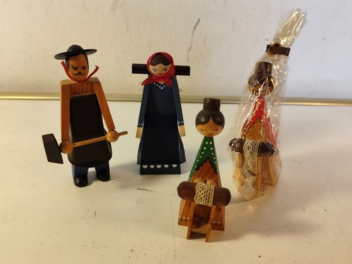 Ddr holzfigur klöpplerin - ddr,