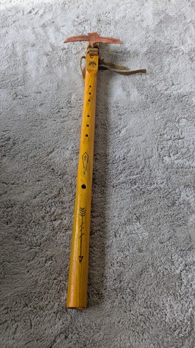 Handgefertigte holzflöte mit - handgefertigte,