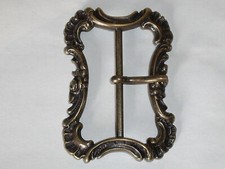 Gürtelschnalle Schnalle Schließe Verschluss 5 cm altmessing rostfrei 